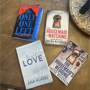 Books  housemaid, twisted love and the only one left